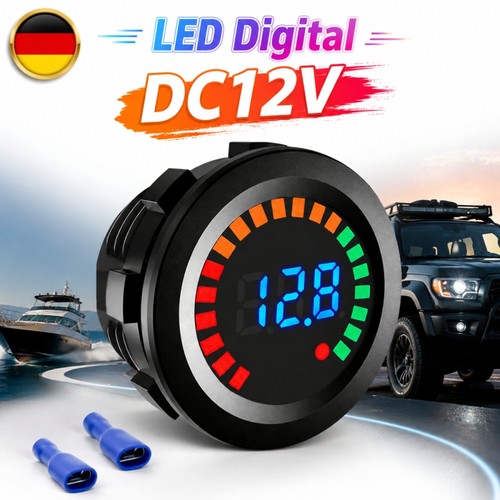 12v 24v voltmeter - 12v, led