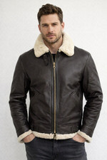 Men’s Dark Brown Shearling