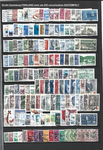 Große sammlung finnland mehr - finnland,