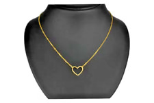 Wunderschöne goldene Herzkette aus Edelstahl | Schmuckstyck