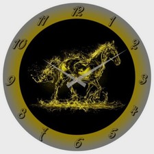 Wanduhr " Pferd - Horse "