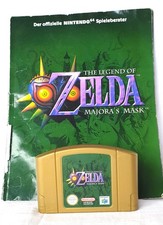 The Legend of Zelda Spiel Majora's Mask Nintendo 64 N64 Modul und Spieleberater
