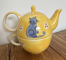 Teetasse Teekanne Katze - Tea for One - Cha Cult Keramik