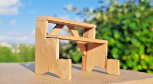 Uralt miniatur holz regal - uralt,