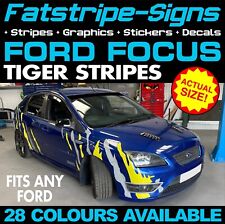 passend für FORD FOCUS MK2 TIGERSTREIFEN GRAFIKAUFKLEBER AUFKLEBER ZETEC ST RS TURBO