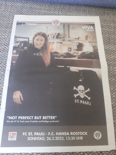 Programmheft pauli fc - st, pauli-fc