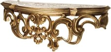 Wandkonsole Barock Antik Hängekonsole 50x24 Wandablage Spiegelkonsole Wandregal