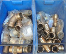 Viega Sanpress Teile rotguss, Bogen T.- Stück, Übergang von 42-54 wählbar