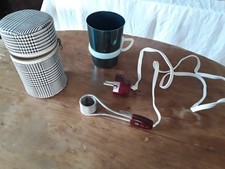 Reise Tauchsieder 60/70er Schutz Tasche Vintage + Becher 