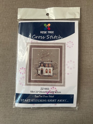 Stickpackung kreuzstich herbst - stickpackung,