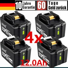 4x 18V 12,0Ah für Makita Akku