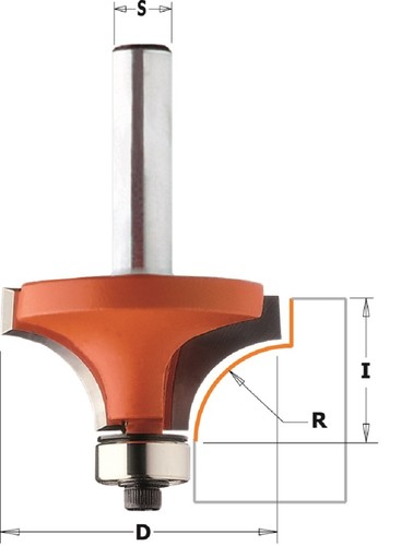 Abrundräser mit - hm/hw,