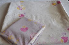 Renforce Kinder Bettwäsche 135x200 Baumwolle rosa/lila Reißv ähnl. Mako Satin