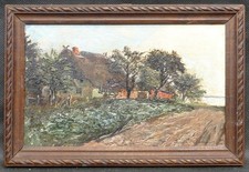 (B916) Ölgemälde "Katen am