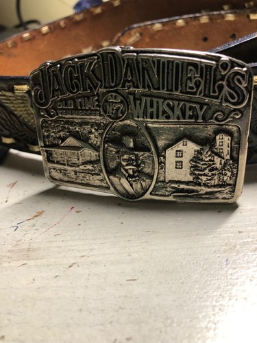 Jack daniels ledergürtel mit - daniels,