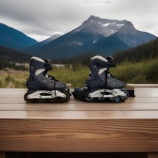 Inliner In Grau Blau Von