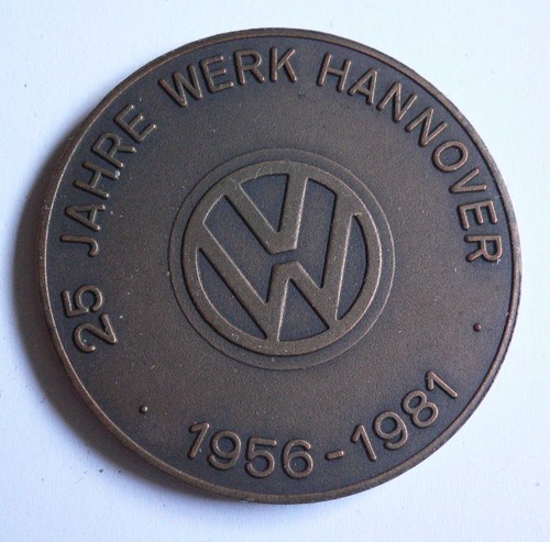Medaille volkswagen 25 - -,