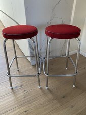 2 x Barhocker Stahlrohr Hocker