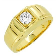 Herrenring aus Gold Siegelring