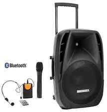 B-WARE DJ PA Karaoke Party Sound Anlage Box Bluetooth MP3 USB SD Mikro 200W