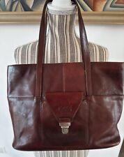 The Bridge Eleganter Shopper, Tasche, Umhängetasche, Leder Braun, Wie Neu