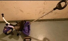 Kettler Dreirad, lila mit Schiebestange