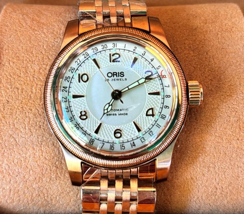 Oris big crown pointer - crown, date