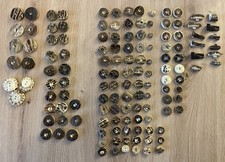 132 Stück Hirschhorn Knöpfe