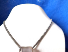 Halskette rhodiniert  42 cm