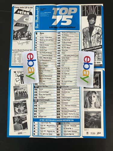 Musikmarkt charts plakat - musikmarkt, lp