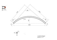 Douglasie Leimholzbogen 9x9 Biegeholz Rundbalken Rundpfosten Holzbogen Carport