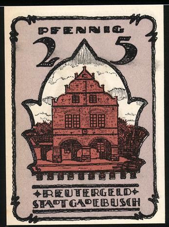 Notgeld gadebusch 1921 25 - notgeld,