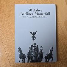 30 Jahre Berliner Mauerfall Münzkollektion Hülle Leer