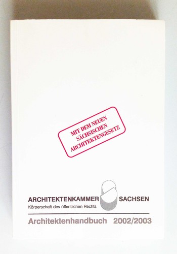 Architektenhandbuch 2002 2003 - architektenhandbuch, 2002/2003