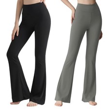 Damen Dünn Schlaghosen Loose