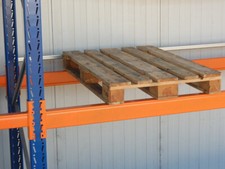 2x Schäfer PR 350 PR 600 Durchschubsicherung Palettenregal, verzinkt, Stahlprofi