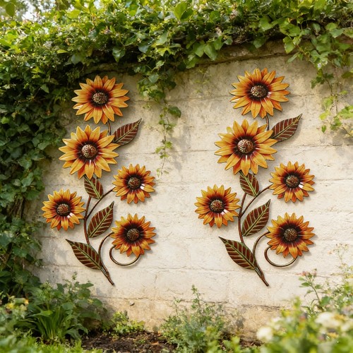 Metall sonnenblume wand für - metall,