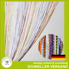 Fadenvorhang Insektenschutz bunt 100x200 cm für Balkontür Terrassentür