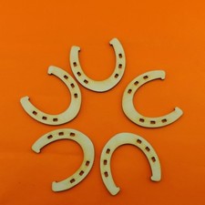 10 Hufeisen aus Holz Glücksbringer Tischdeko Streuteile, Karten basteln 30mm