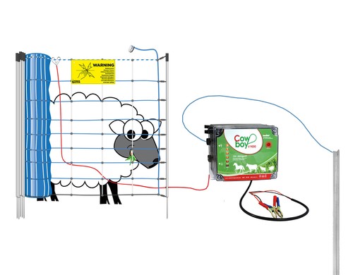 Schafzaun mit elektronetz - elektronetz, 50m