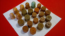 24 x Original DDR Gummikappen Flaschen Most Wein Saft  Gebraucht Sammler Sanex