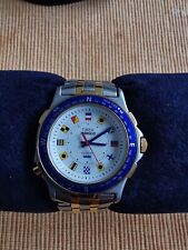 Armbanduhr Timex Indiglo nautische Flaggen