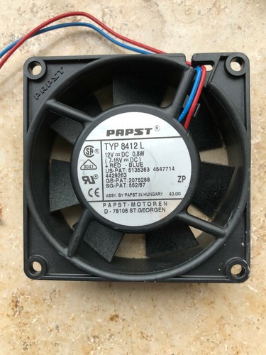 Ebm papst 8412 - 8412, 12v