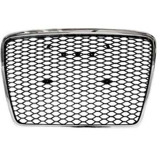 Kühlergrill waben mit - waben, chrom