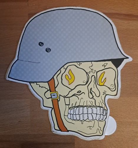 Totenkopf helm 80er jahre - helm,