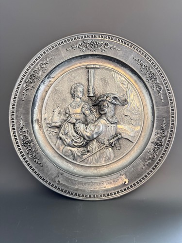 Wmf zinn wandteller rembrandt - zinn,
