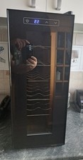 Wijnkoelkast , Kühlschrank, Glastür , LED-Licht , 32 L , Zwart Touchpanel 11- 22