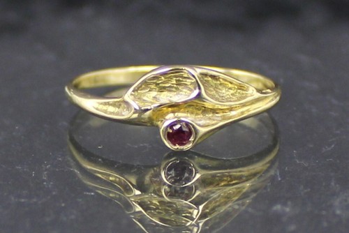 Ruby ring gold - from, 750