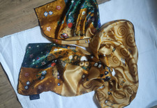 SILK ART - GUSTAV KLIMT SEIDENSCHAL Schal Tuch Seide