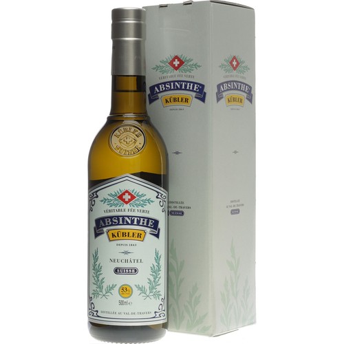 Absinthe kübler 53 - 0,5l, 53%